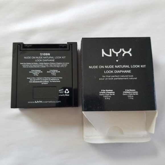 NIB NYX Nude on Nude Natural Look Kit S109N Diaphane 9 Eye shadow & 2 Li… - Picture 4 of 7